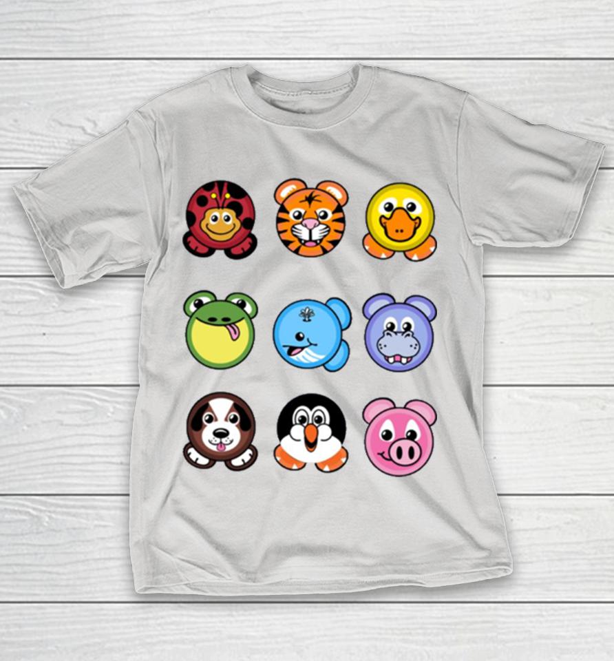 2000s Nostalgia Zoopals Plates Shirts
