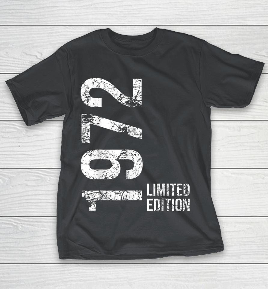 50th Birthday 50 Years Retro Vintage 1972 Gift Shirts