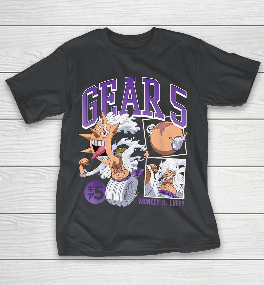 Anime Monkey D. Luffy Gear 5 Poses Shirts