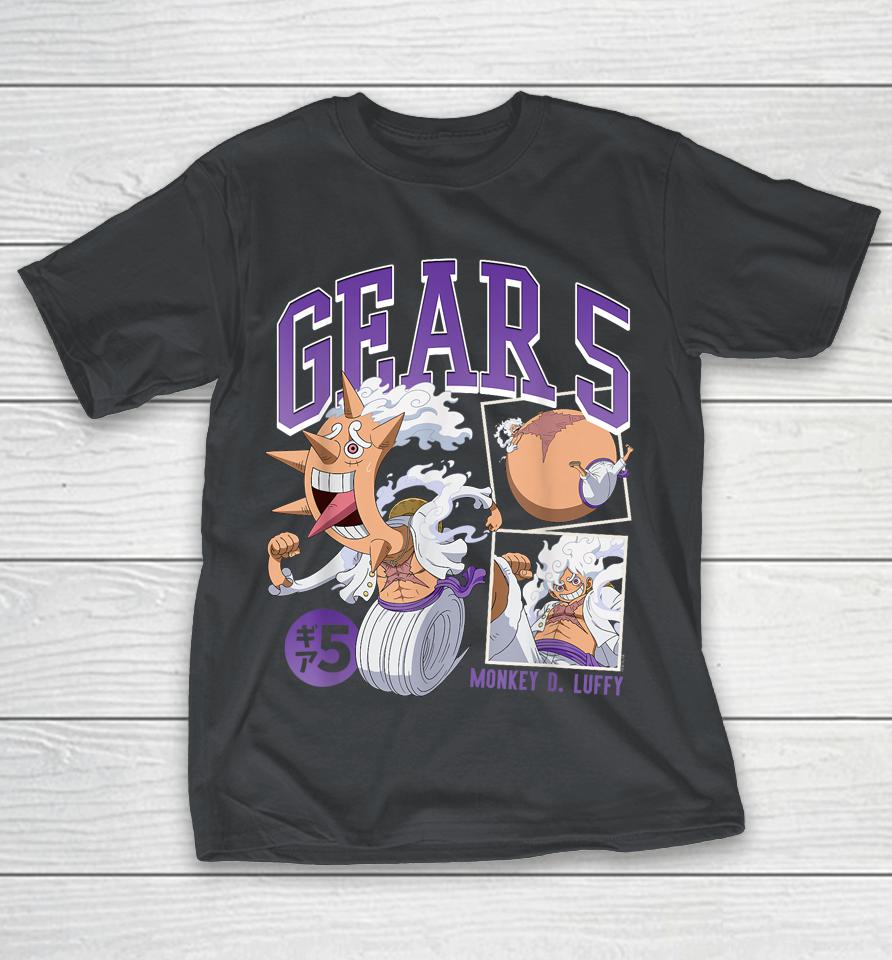 Anime Monkey D. Luffy Gear 5 Poses Shirts