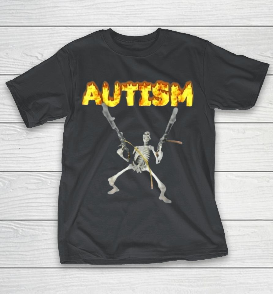 Autism Skeleton Meme Shirts