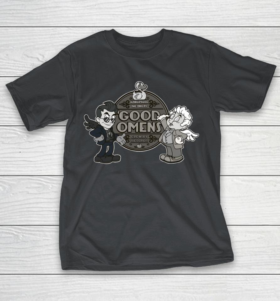 Aziraphale The Angel Good Omens Crowley The Demon Shirts