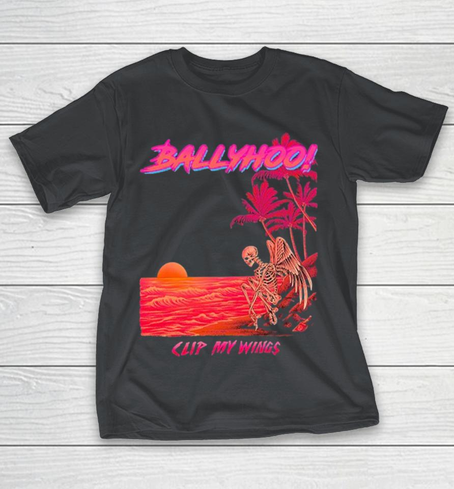 Ballyhoo! Clip My Wings Skeleton Shirts