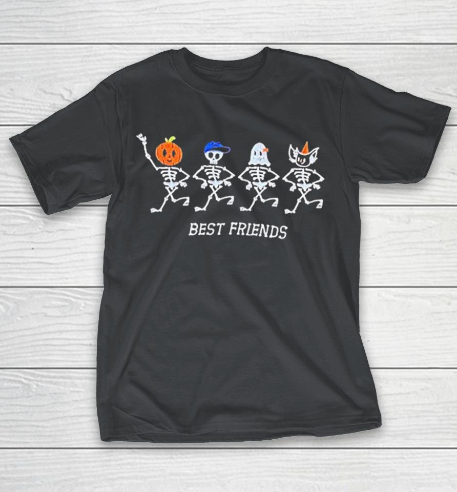 Best Friends Skeletons Halloween Shirts
