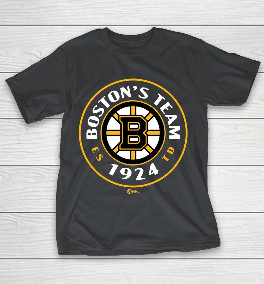 Black Men's Boston Bruins Fanatics Branded Represent Shirts