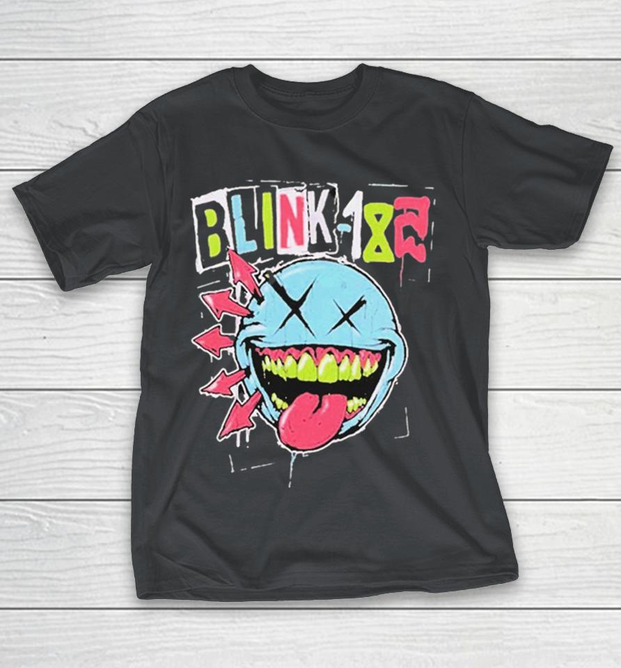 Blink-182 Crazy Face Green Teeth Shirts