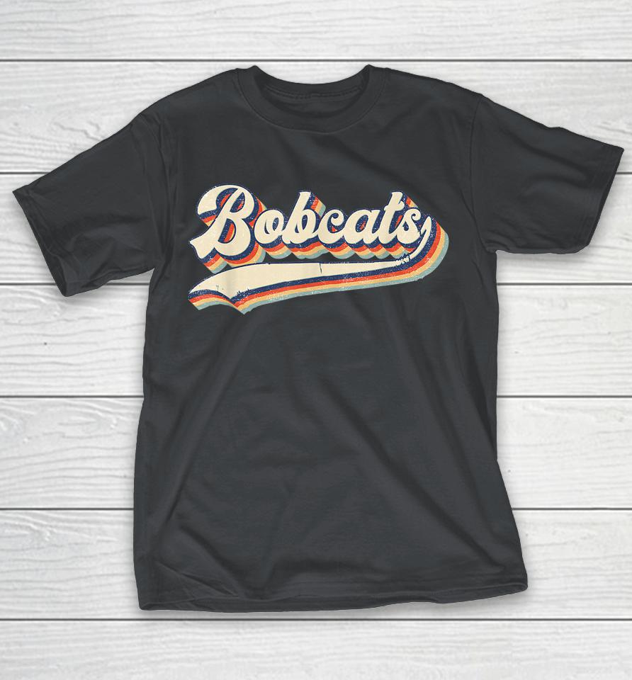 Bobcats Sports Vintage Retro Gift Shirts