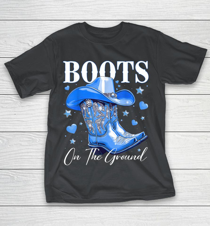 Boots On The Ground Cowboy Cowgirl Western Linedance Shirts
