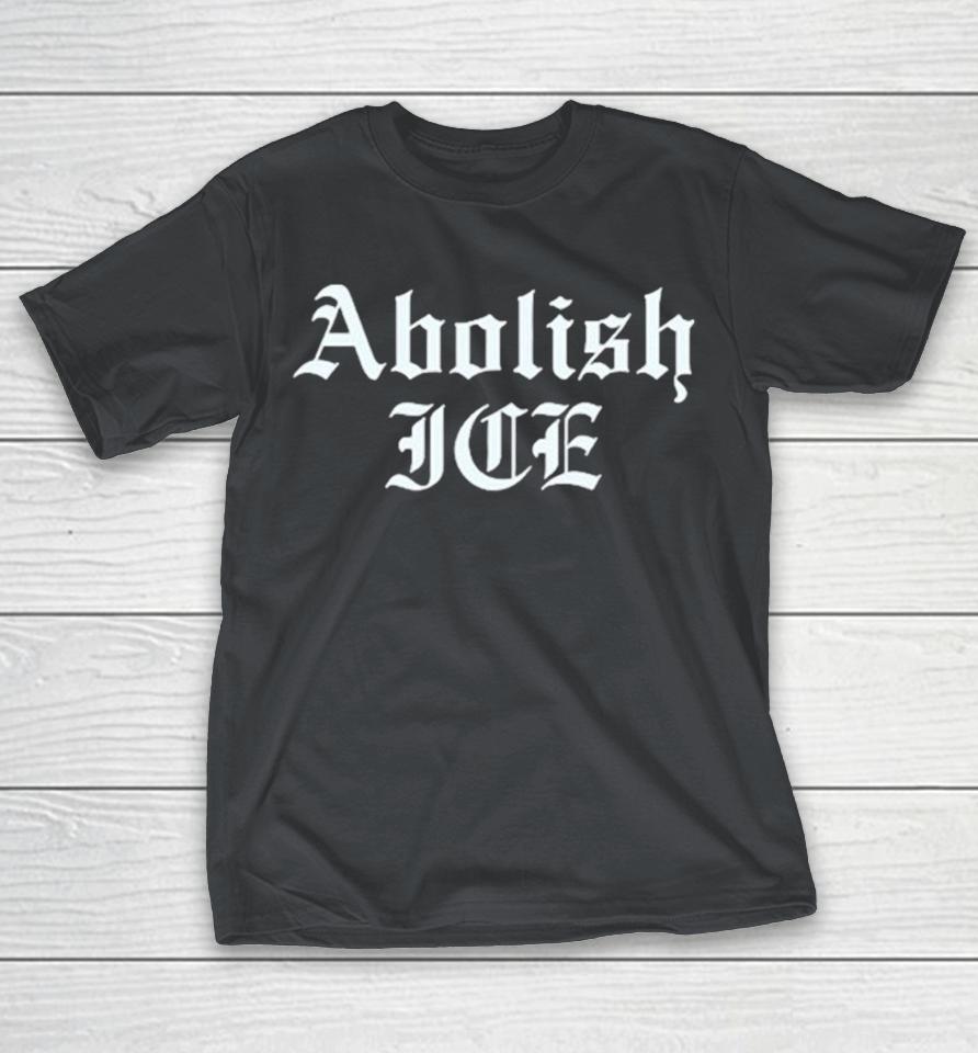Brody King Wearing Abolish Ice Shirts