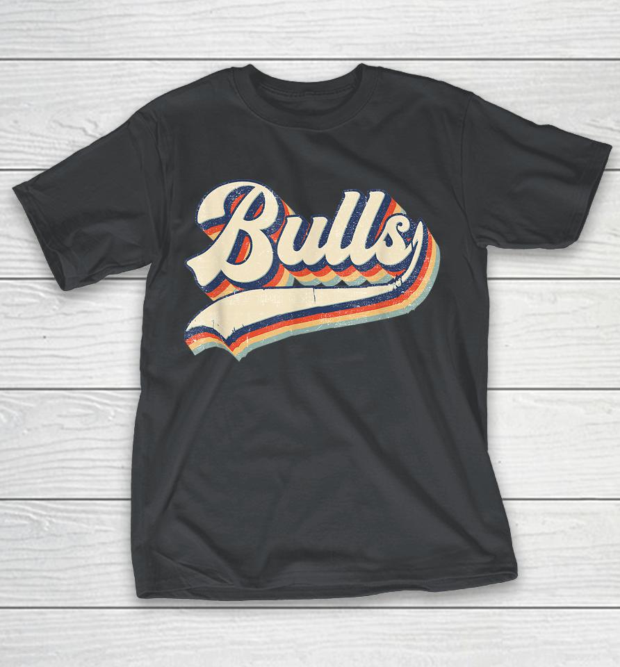 Bulls Sports Vintage Retro Gift Shirts WoopyTee