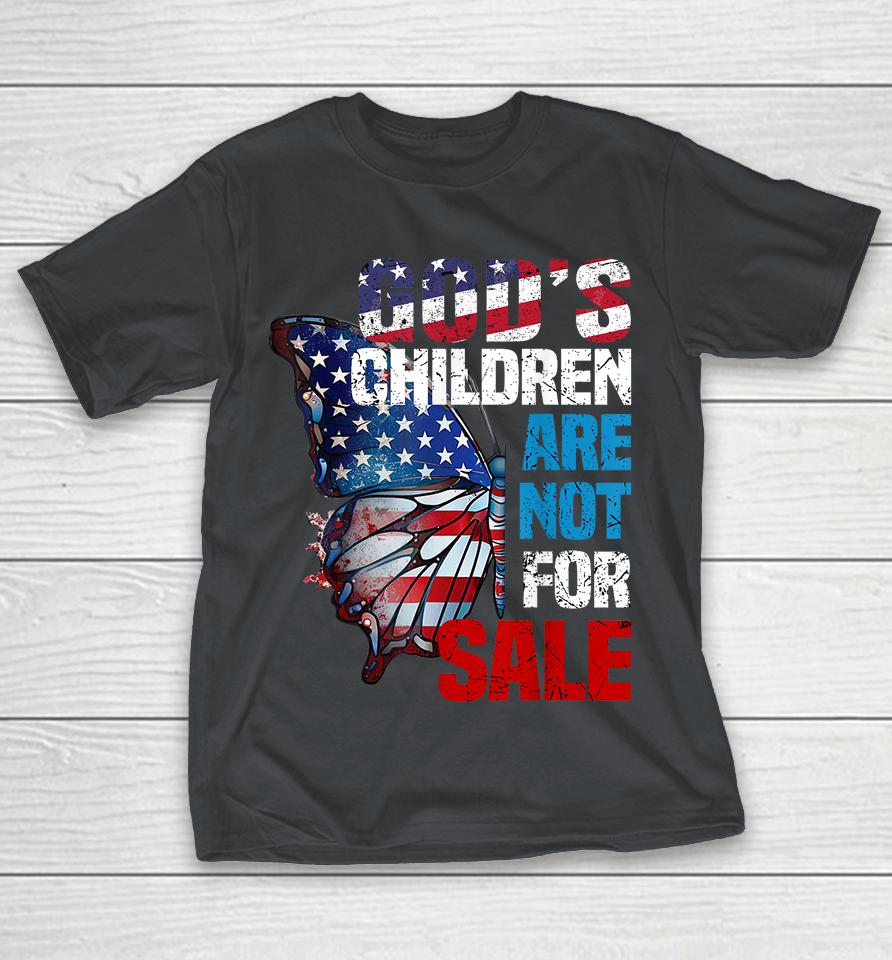 Butterfly God's Children Are Not For Sale For Student Parent Shirts