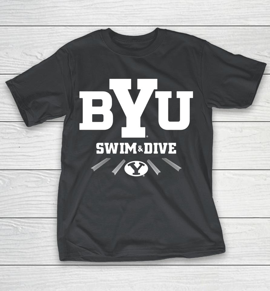Byu Store Byu Swim And Dive Shirts WoopyTee