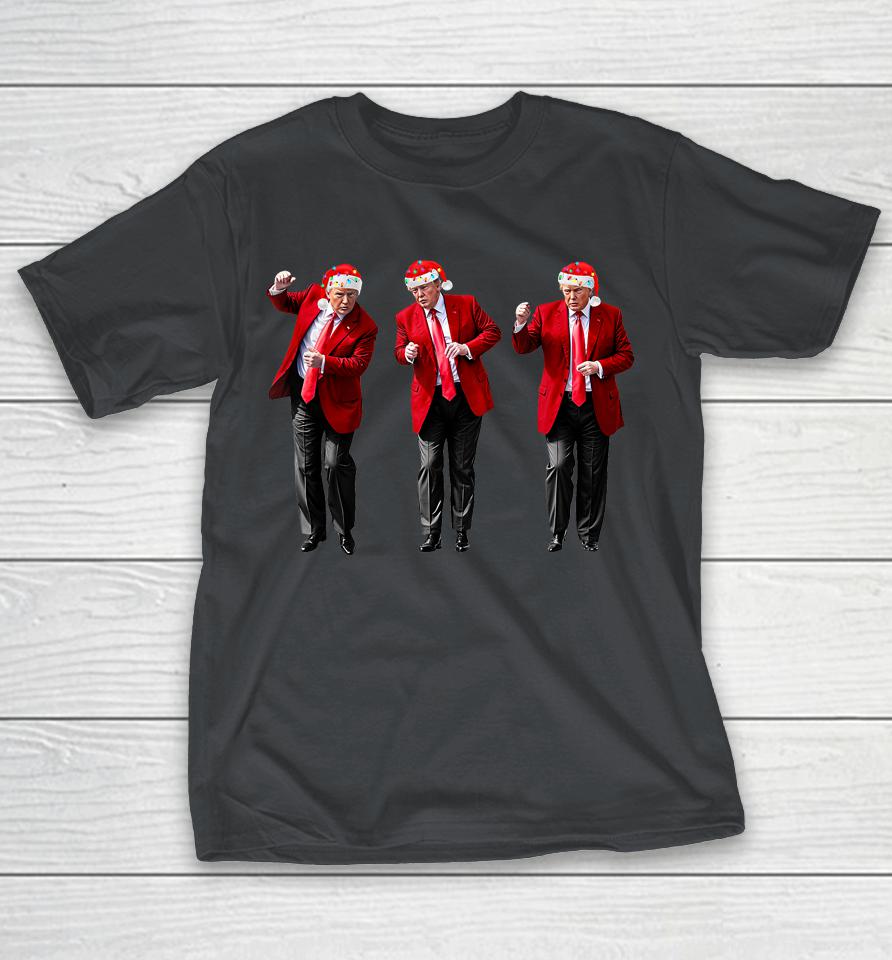 Christmas Donald Trump President 2024 Dancing Santa Shirts