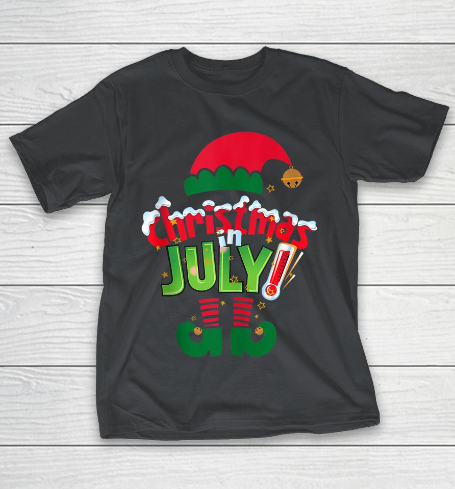 Christmas In July Costume ELF Sunglasses Beach Lover Family Shirts