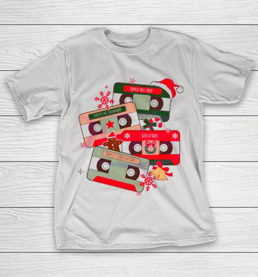Christmas music cassette tapes vintage Shirts