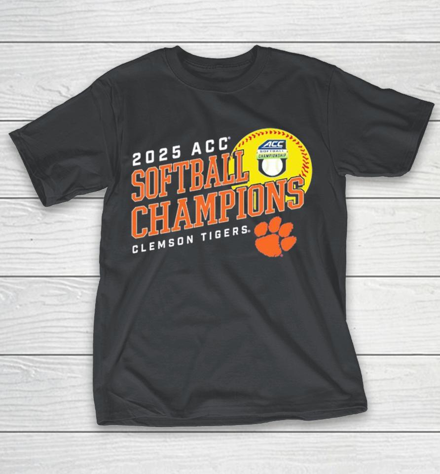 Clemson Tigers 2025 ACC Softball Conference Tournament Champions Shirts