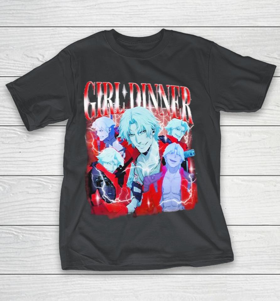 Dante Devil May Cry TV Series Girl Dinner Shirts