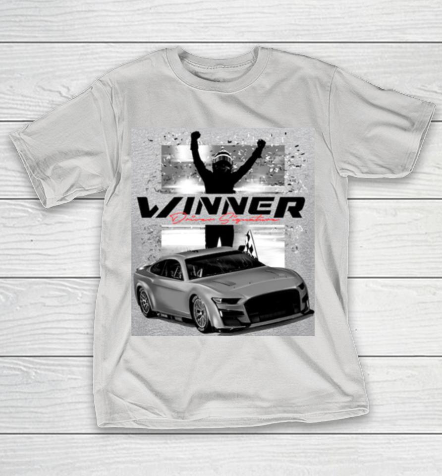 Denny Hamlin Checkered Flag Sports 2023 Bass Pro Shops Night Race Winner Shirts