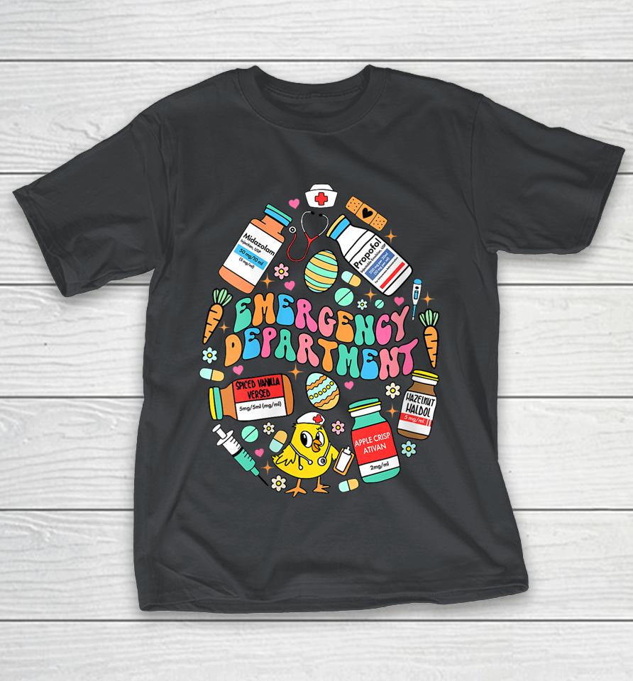 Easter Egg Bunny Emergency Department Room ER Nurse Easter Shirts