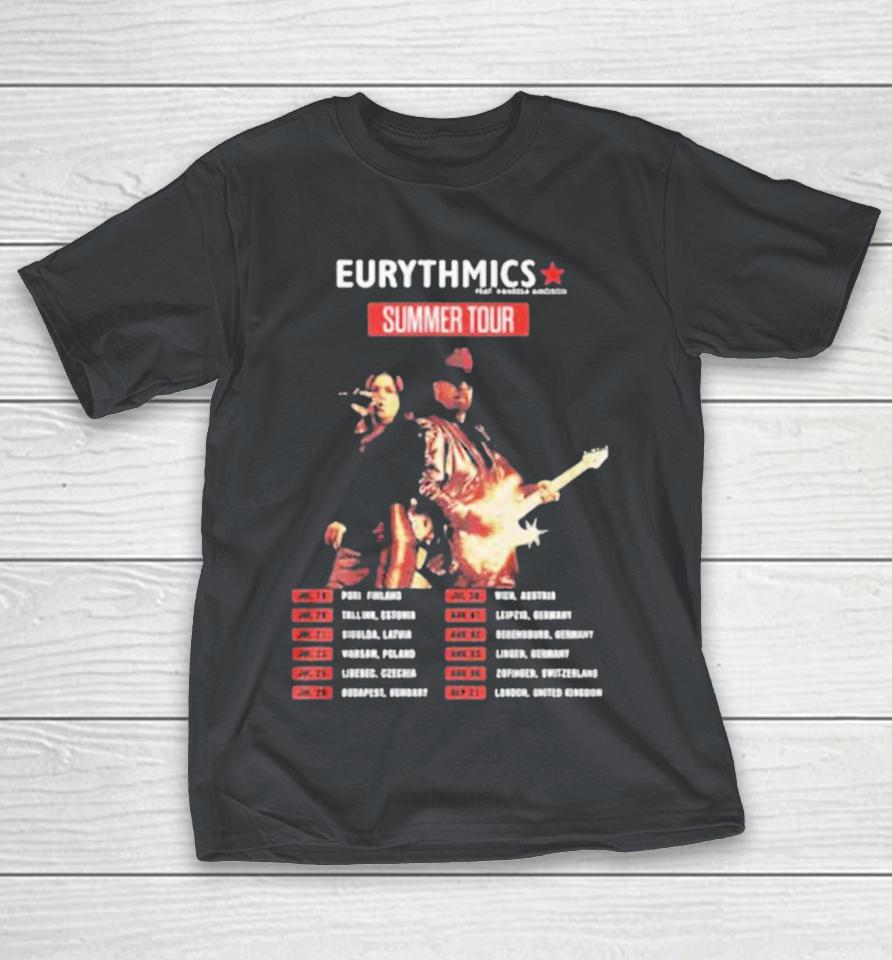 Eurythmics Summer Tour 2025 Concert Dates Shirts