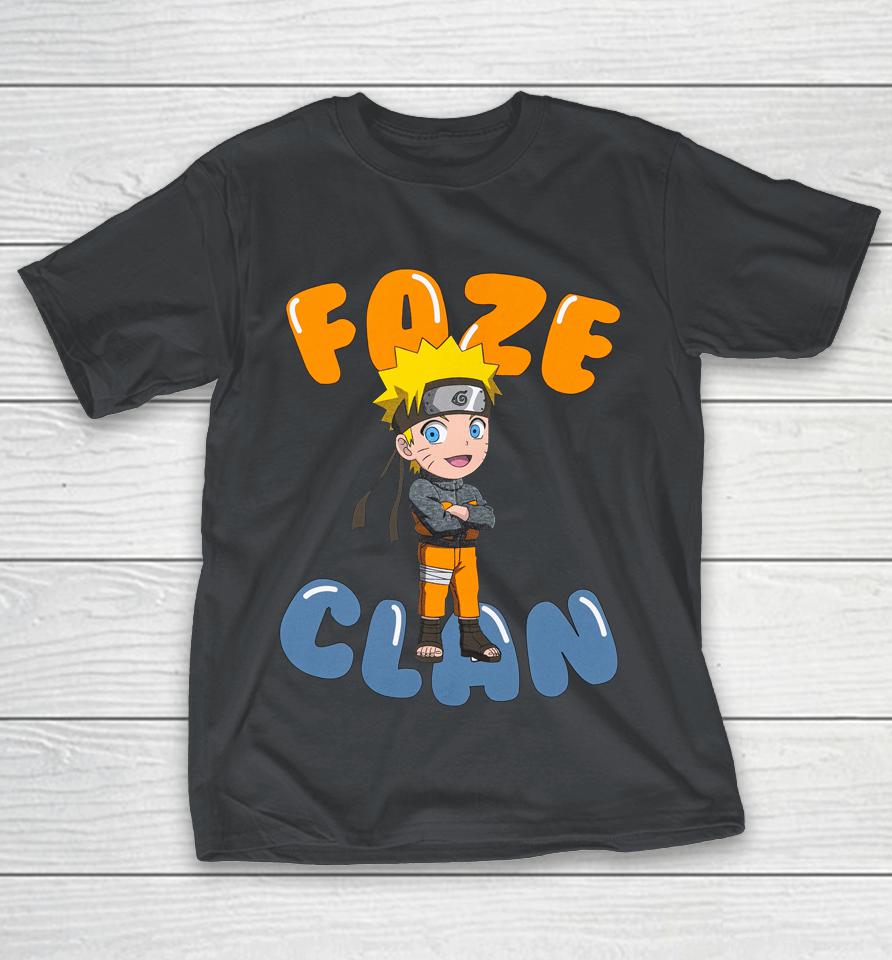 Faze Rug Faze Clan Merch Chibi Naruto Shirts WoopyTee