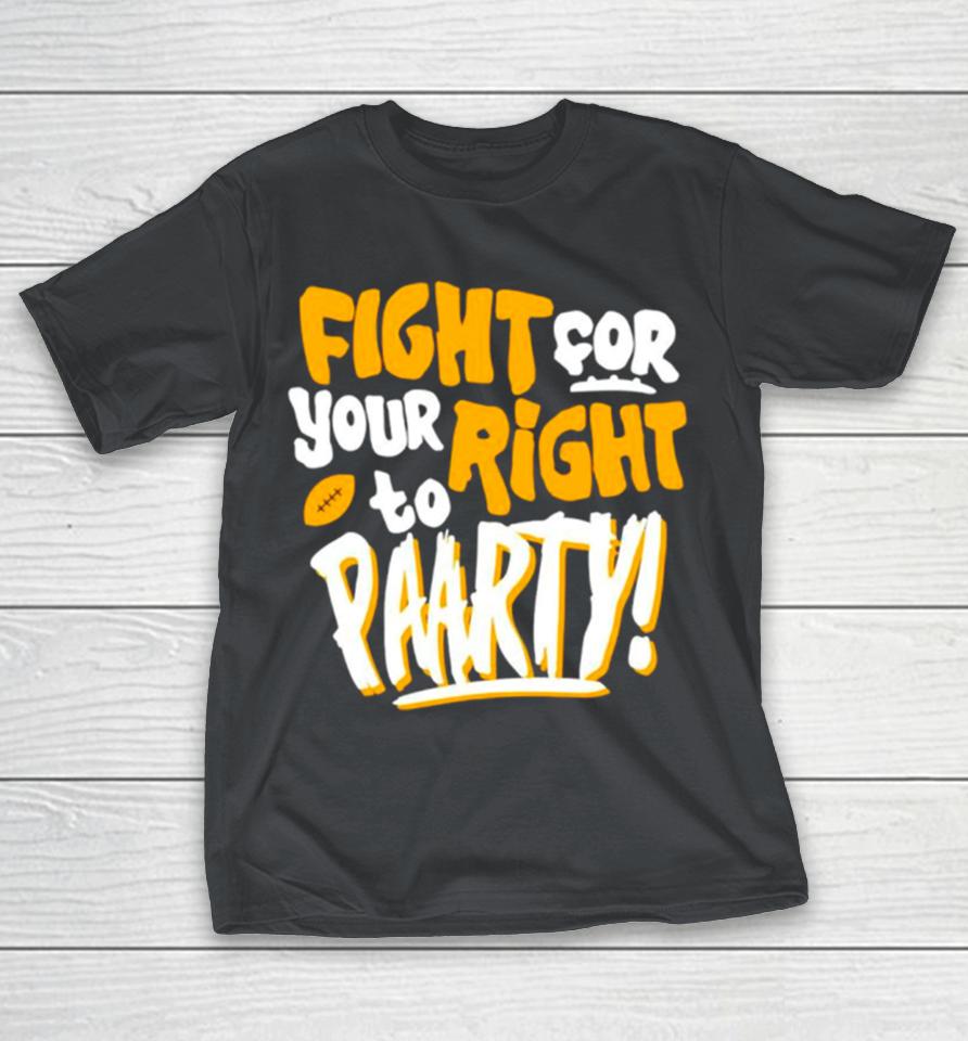 Fight For Your Right To Party Football Kansas City Chiefs Shirts