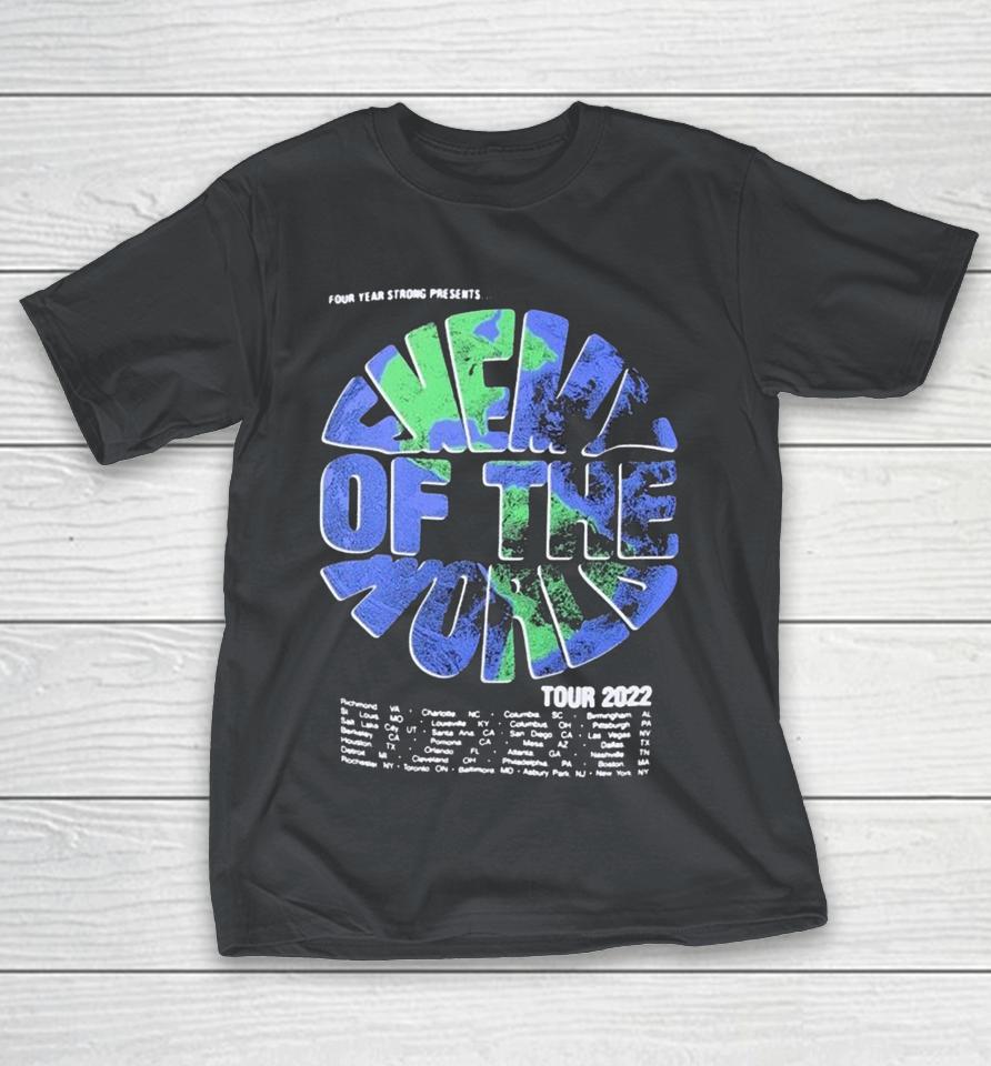 Four Year Strong World Tour 2022 Shirts