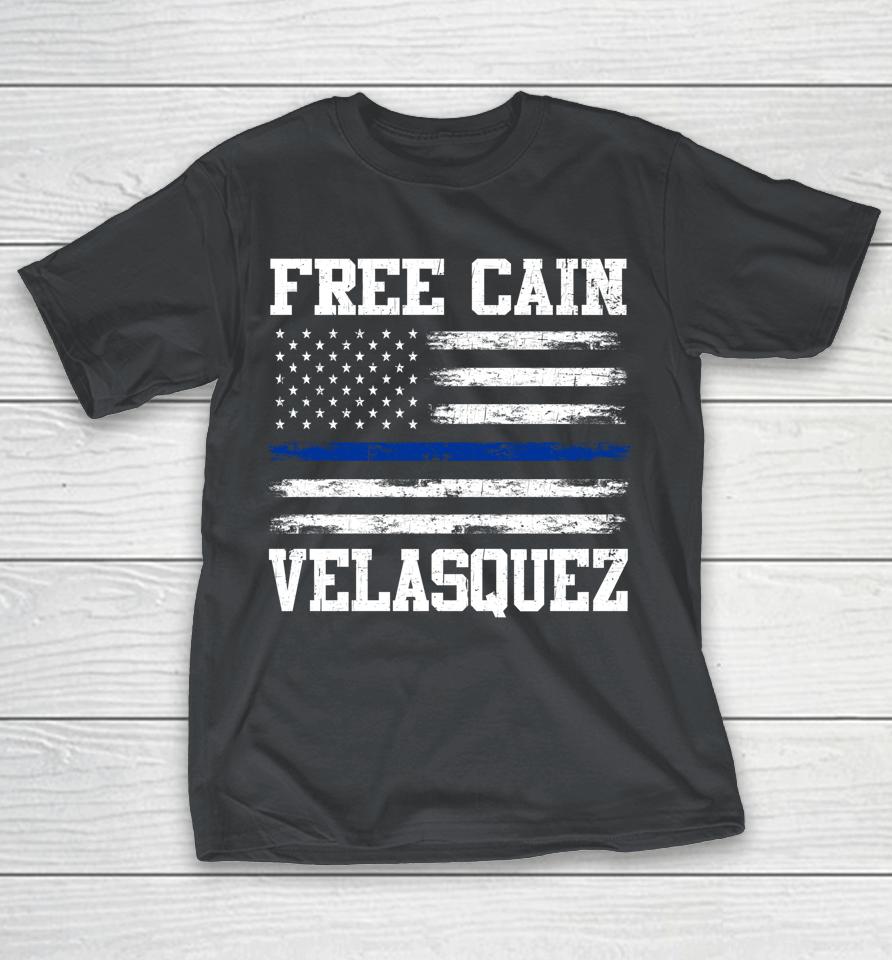 Free Cain Velasquez Flag USA Vintage Shirts