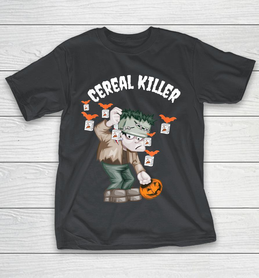 Funny And Scary Monster Halloween Cereal Killer Shirts WoopyTee
