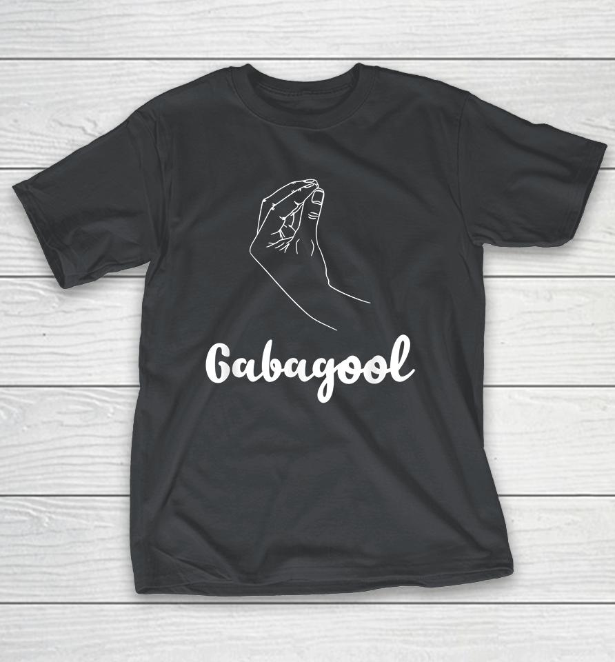 Gabagool Italian American Meat with Hand Sign Funny Shirts