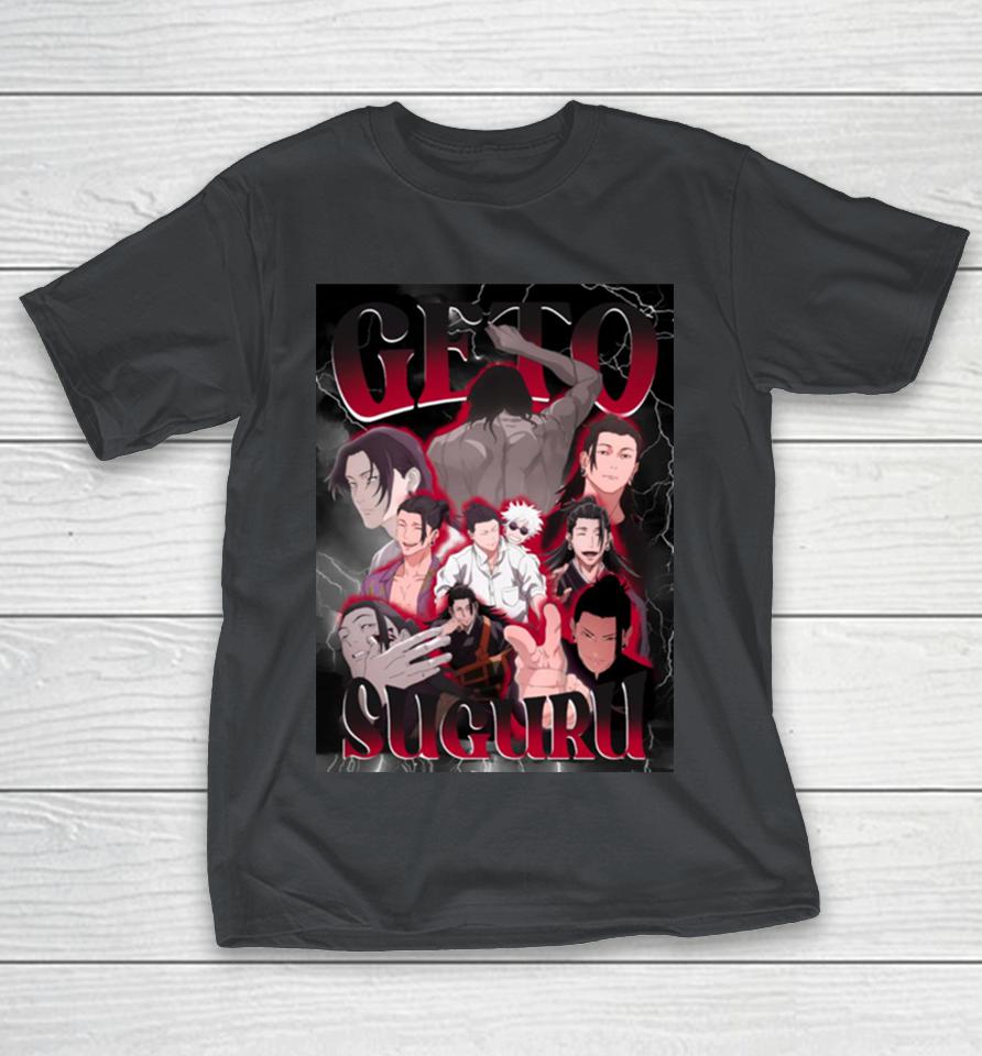 Geto Suguru Collage Design Jujutsu Kaisen Shirts