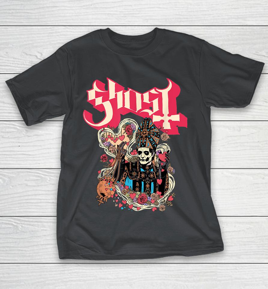 Ghost Merch Papa Hearts Valentine's Day Shirts