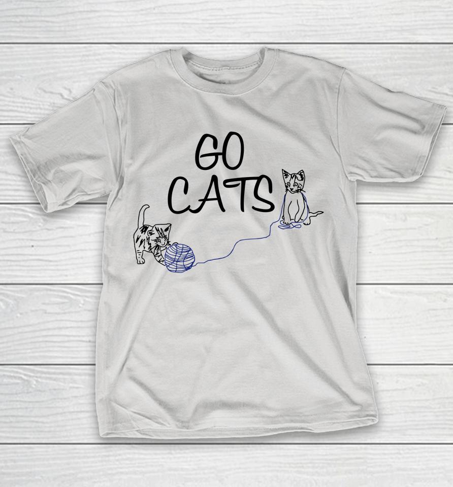 Go Cats Cats Playing With The Wool Shirts WoopyTee