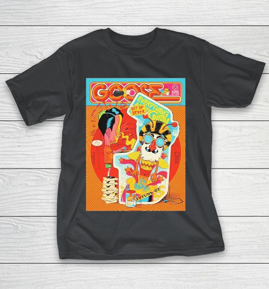 Goose Band Gilford New Hampshire 2025 At Bank Of New Hampshire Pavilion On June 27 2025 The Arcade Shirts