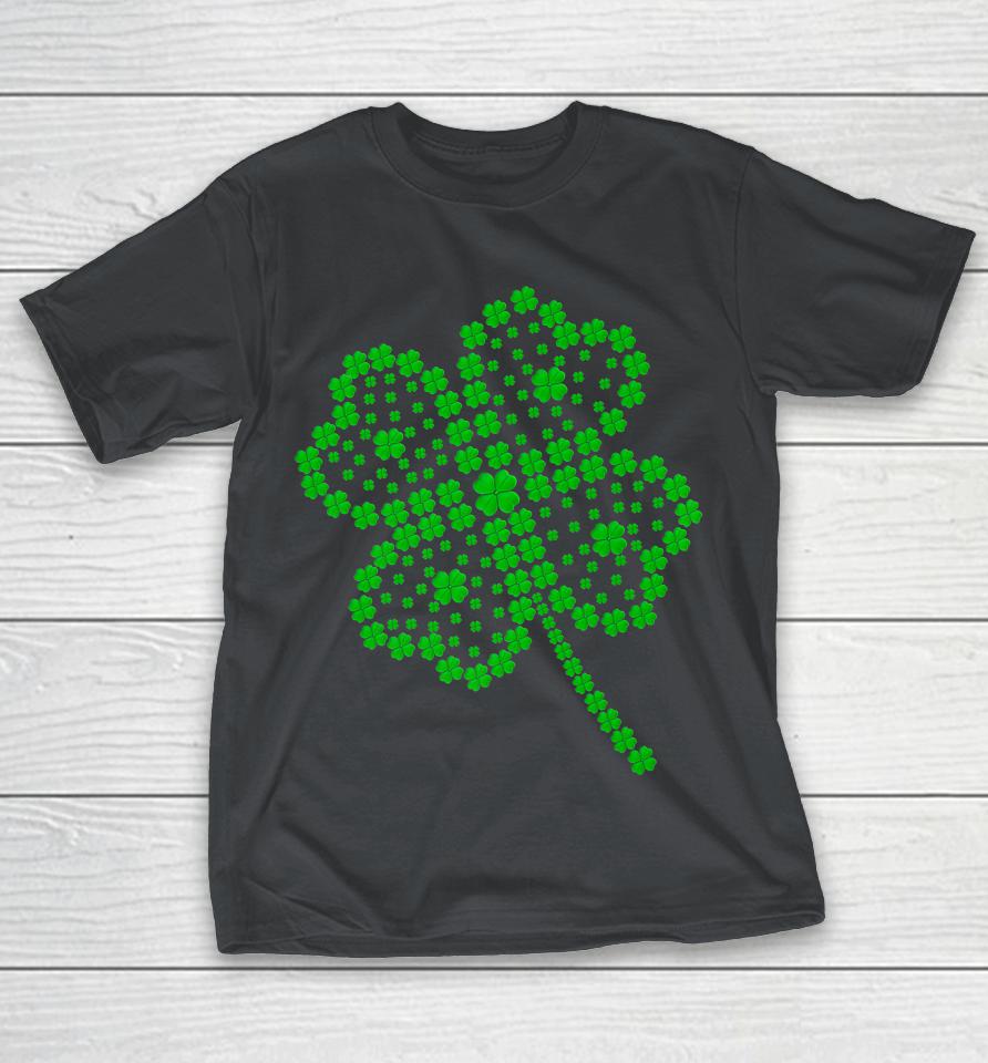 Great Lucky Four Leaf Clover St Patrick's Day Matching Family Shirts