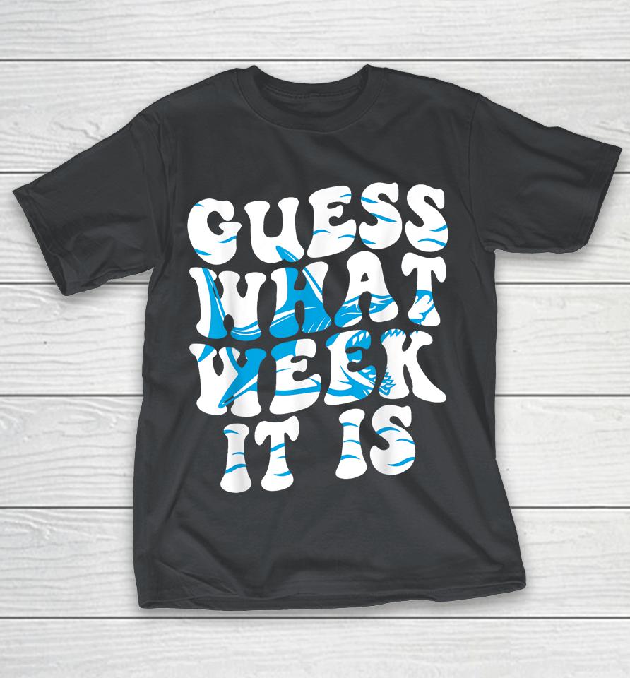 Groovy Guess What Week It Is Funny Shark Joke Shark Lover Shirts