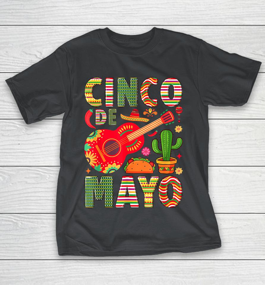 Happy Cinco De Mayo Mexican Party Let's Fiesta Shirts