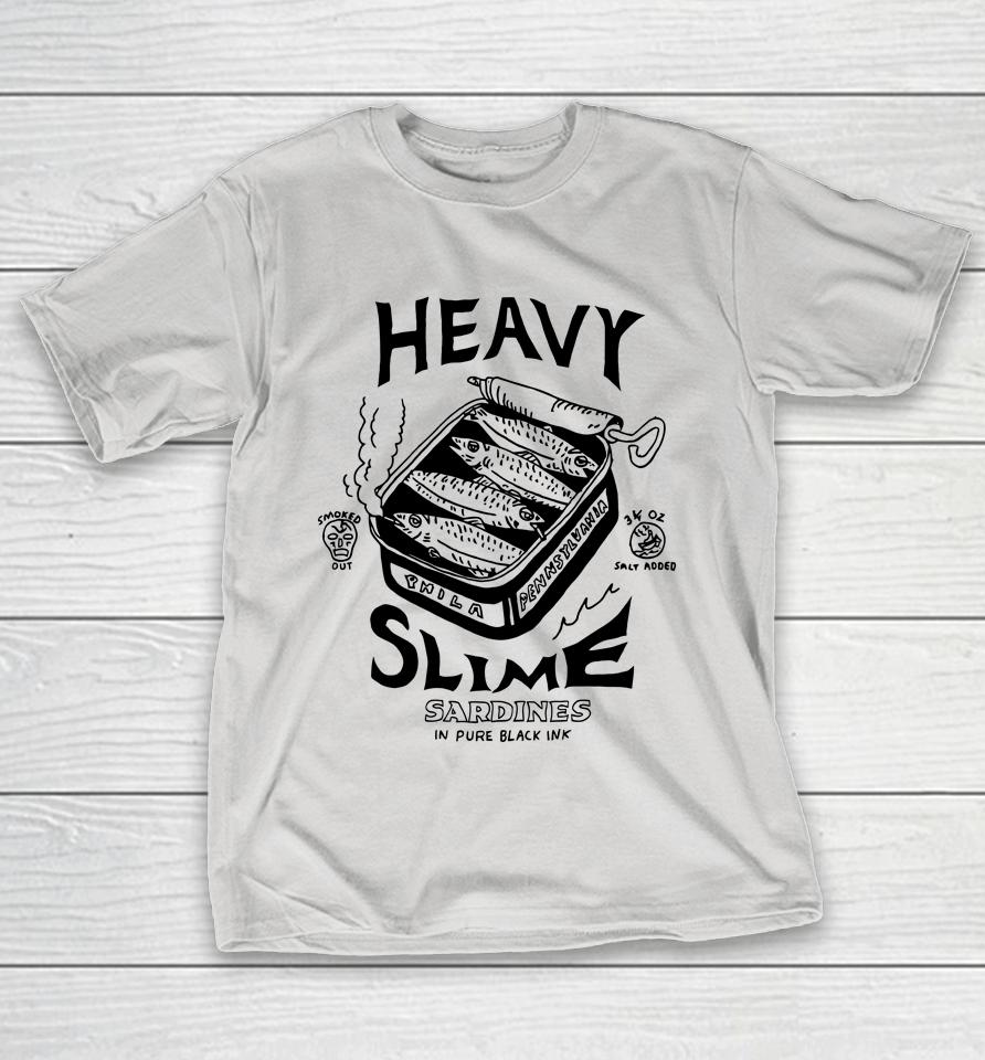 Heavyslime Merch Heavy Slime Sardines Inpure Black Ink Shirts