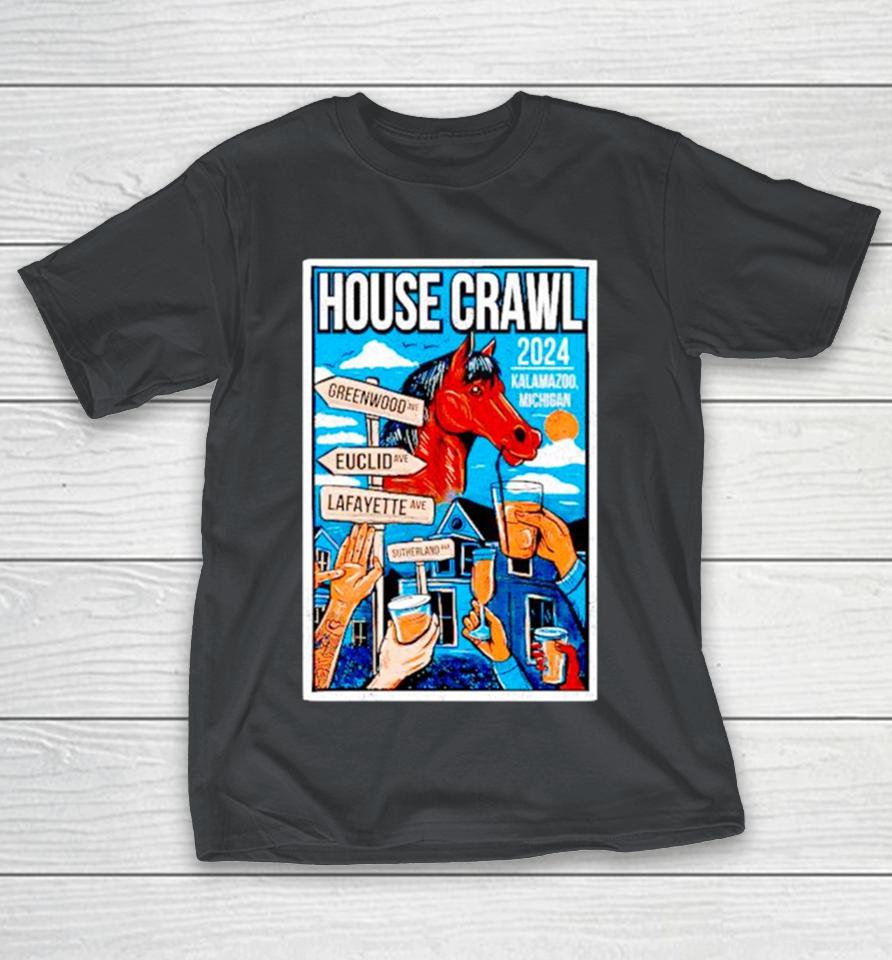 House crawl 2024 Kalamazoo Michigan Shirts WoopyTee
