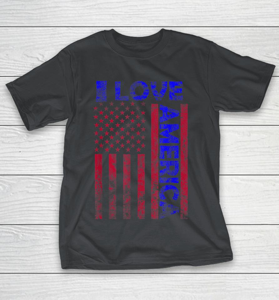 I Love America Shirt Usa Flag 4th July Independence Day Usa Shirts
