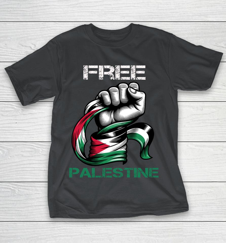 I Love Free Palestine Flag Save Gaza Strip Palestinian Shirts