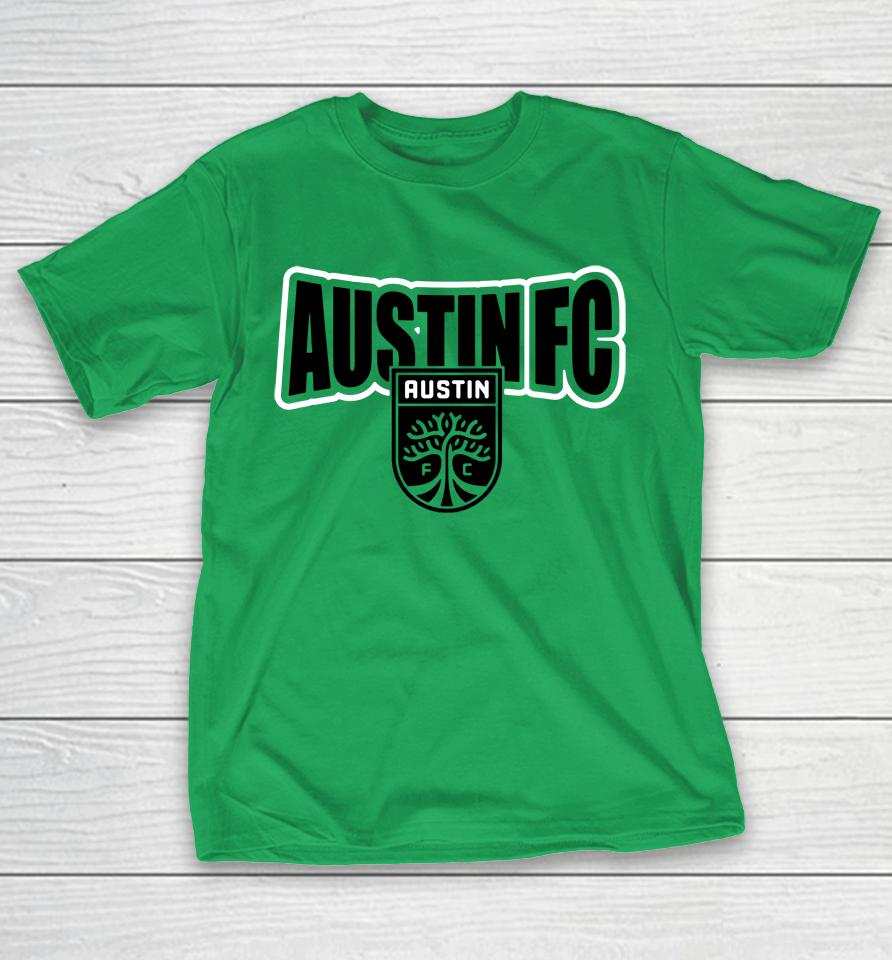 Official Youth Austin FC Green Draft Pick Shirts WoopyTee