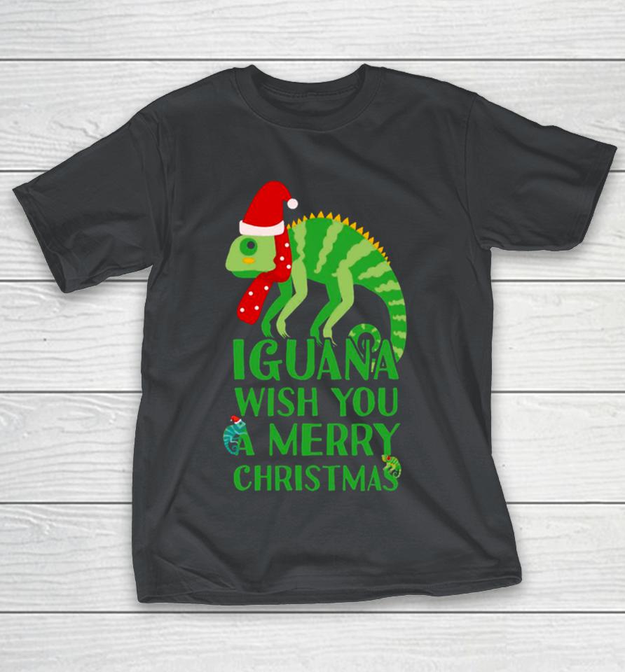 Iguana Wish You A Merry Christmas Shirts
