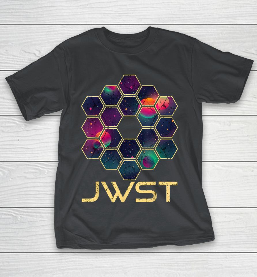 James b Space Telescope Retro Jwst b Telescope Shirts WoopyTee