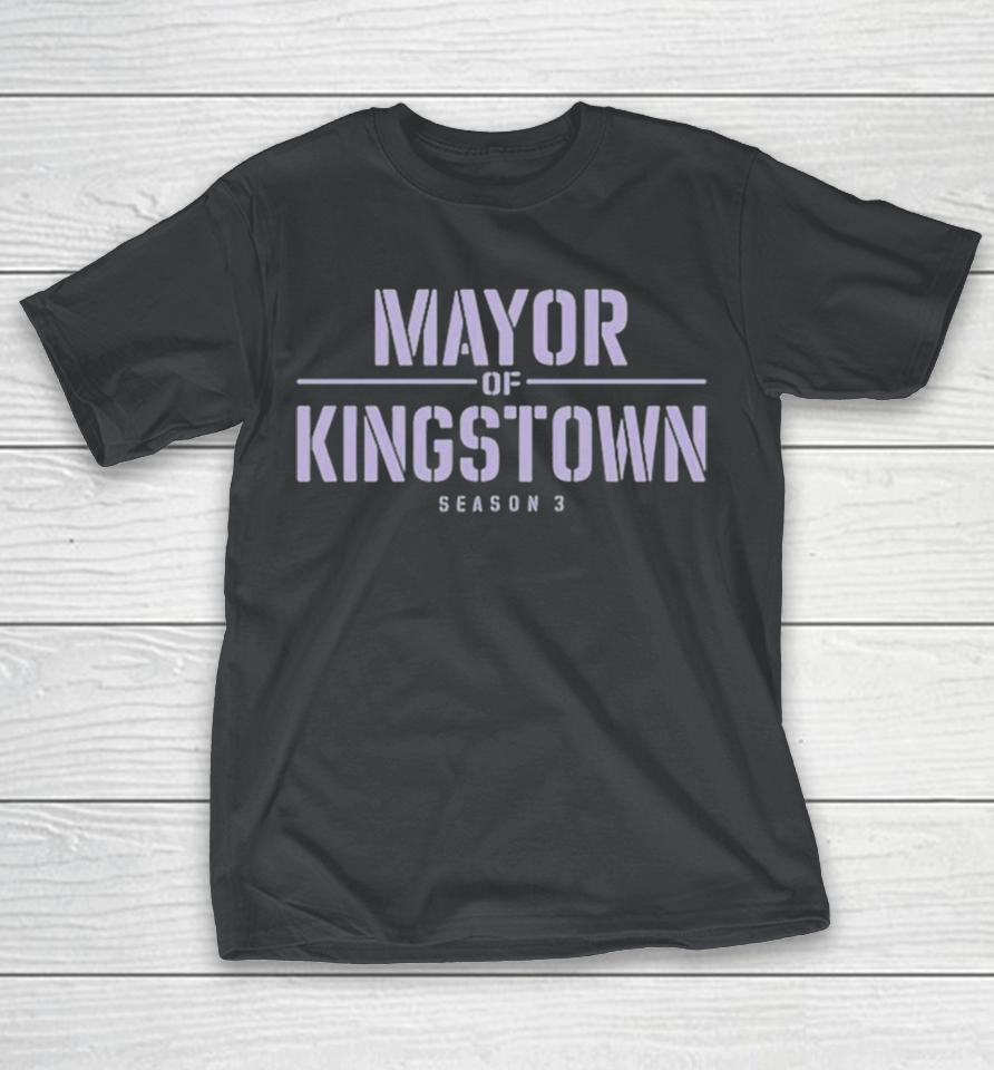 Jeremy Renner Wearing Mayor Of Kingstown Season 3 Shirts