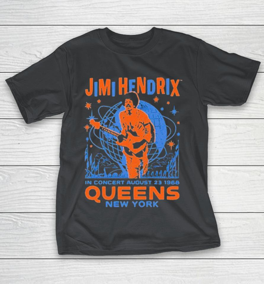 Jimi Hendrix In Concert Queens New York August 23 1968 Shirts
