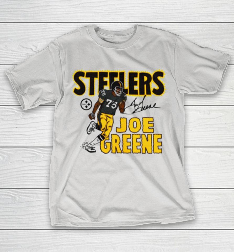 Joe Greene Pittsburgh Steelers signature Shirts