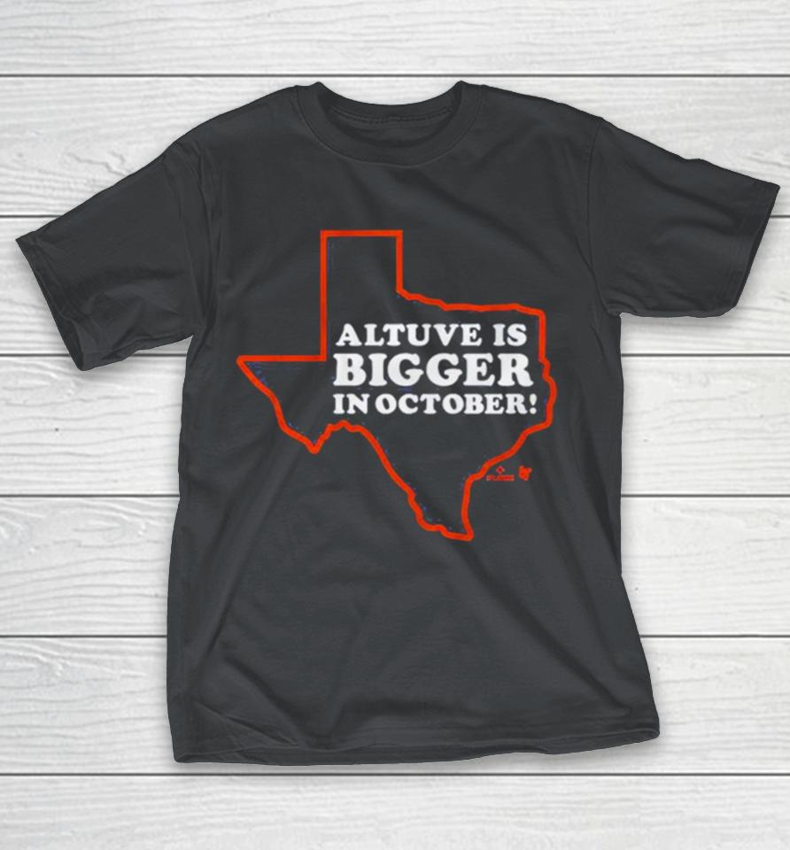 Jose Altuve Is Bigger In October Shirts