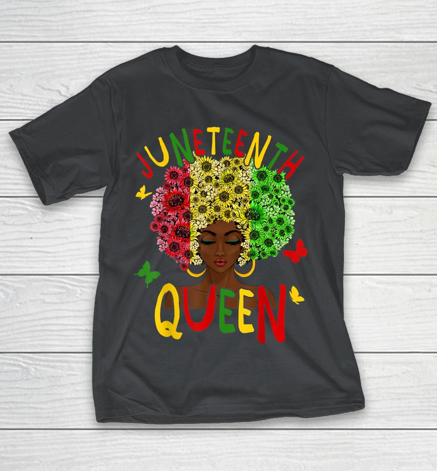 Juneteenth Women Black Girl Black Queen History Freedom 1865 Shirts