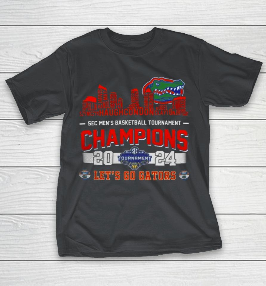 Let’s Go Gators Sec Basketball Tournament Champions 2024 Shirts